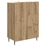 Dressoir bewerkt hout 66x34,5x91,5 cm Artisanaal eiken