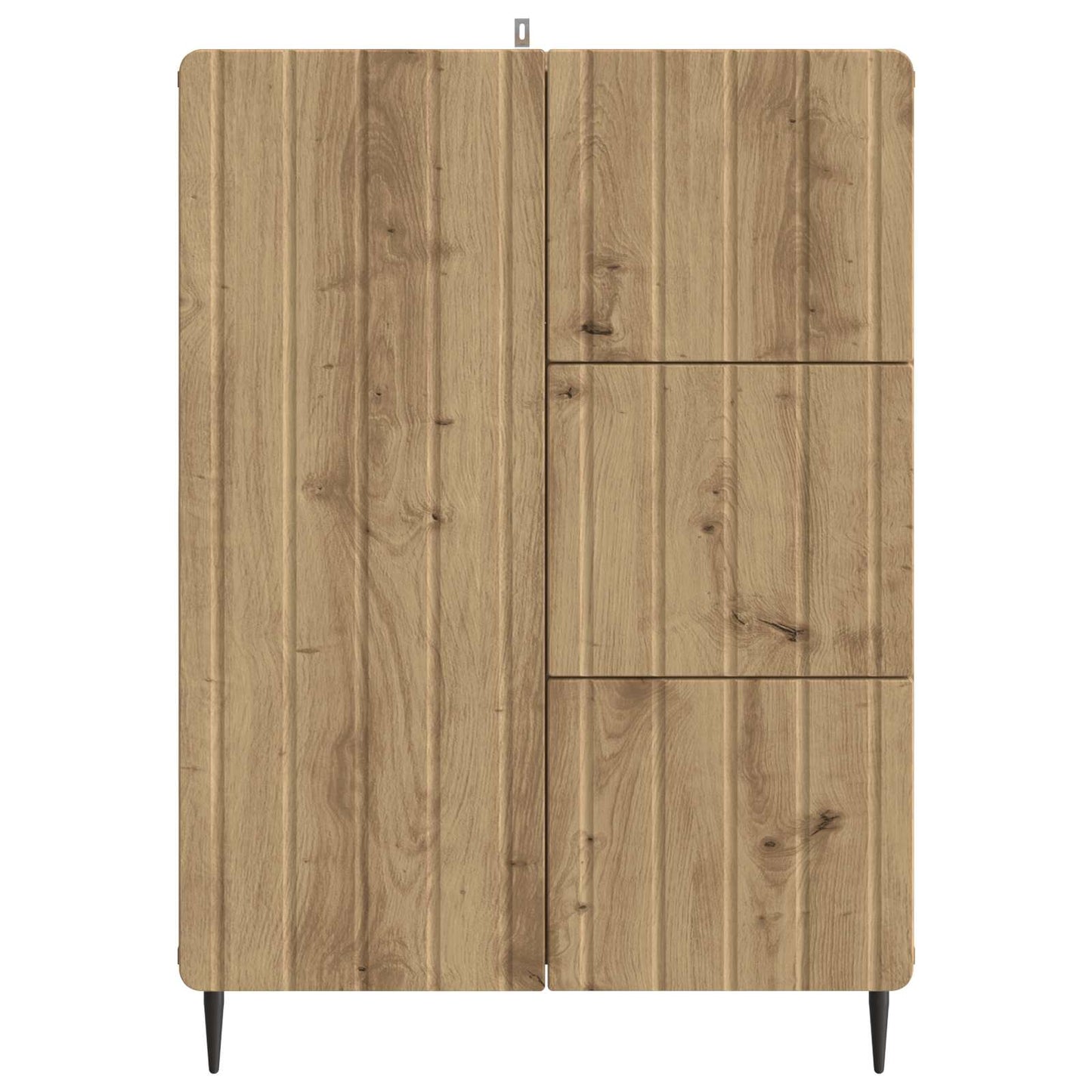 Dressoir Artisanaal eiken 66 x 34,5 x 91,5 cm Bewerkt hout