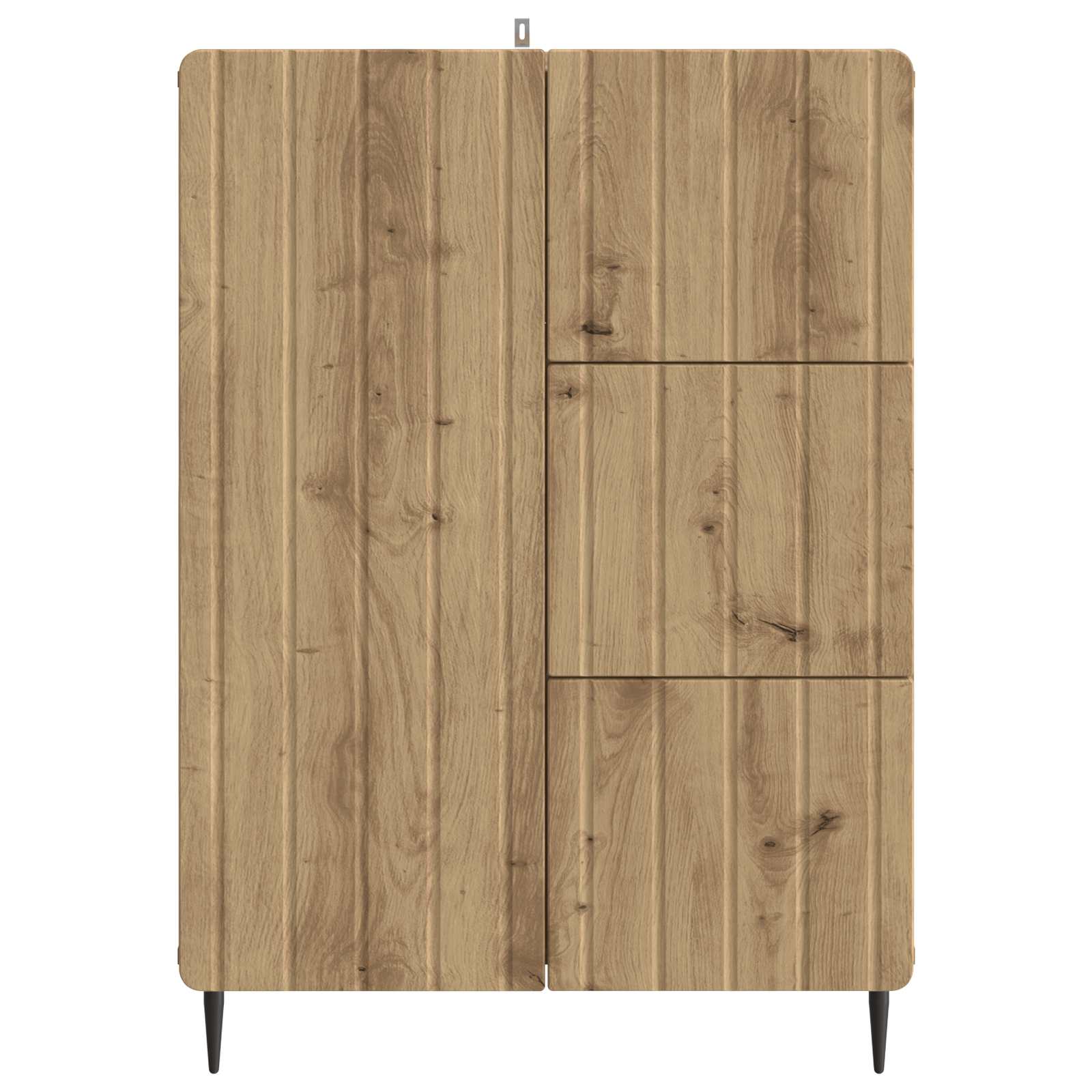 Dressoir Artisanaal eiken 66 x 34,5 x 91,5 cm Bewerkt hout