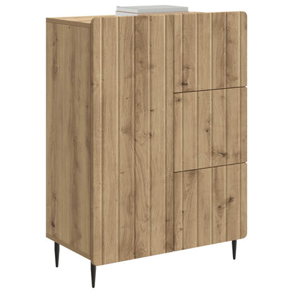 Dressoir Artisanaal eiken 66 x 34,5 x 91,5 cm Bewerkt hout