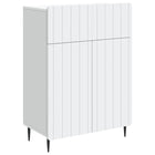 Dressoir wit 66x34,5x92 cm bewerkt hout