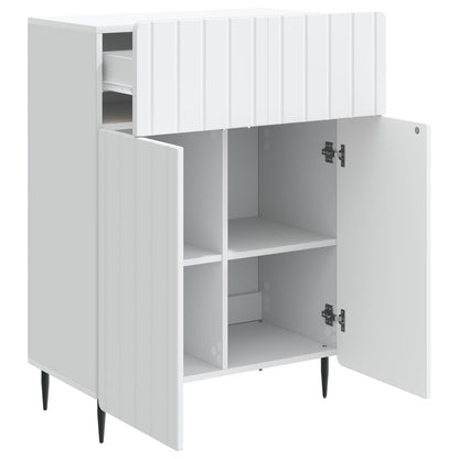Dressoir met lade Wit 66 x 34,5 x 92 cm Bewerkt hout