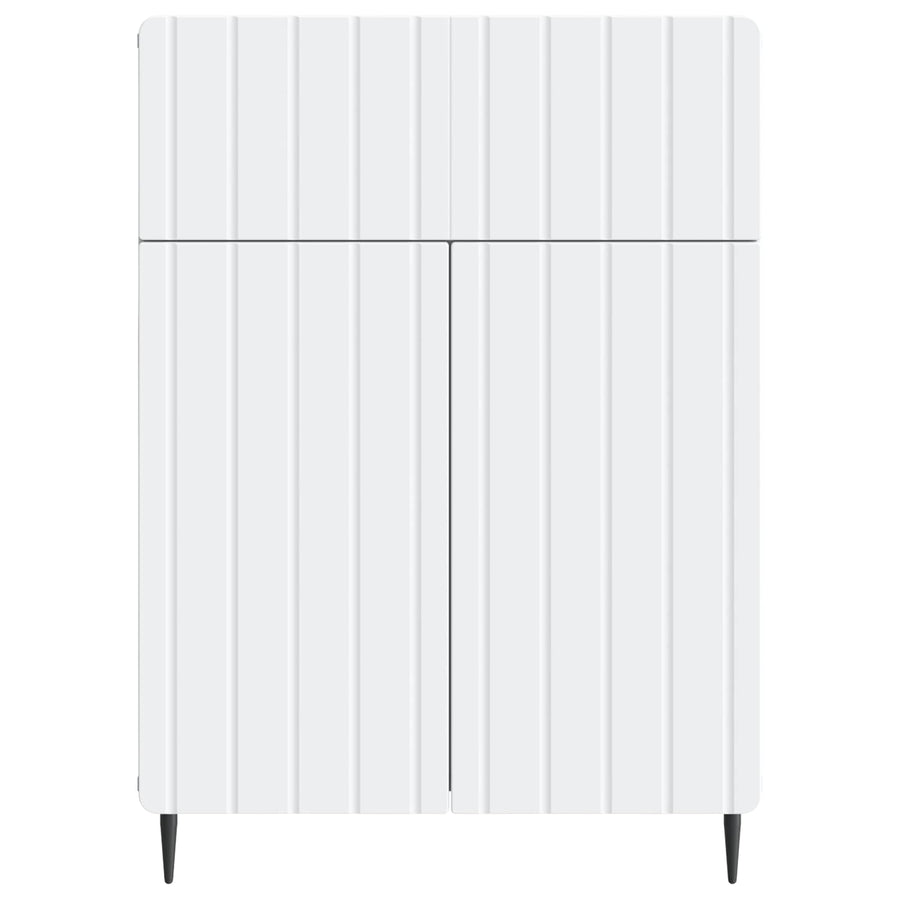 Dressoir met lade Wit 66 x 34,5 x 92 cm Bewerkt hout