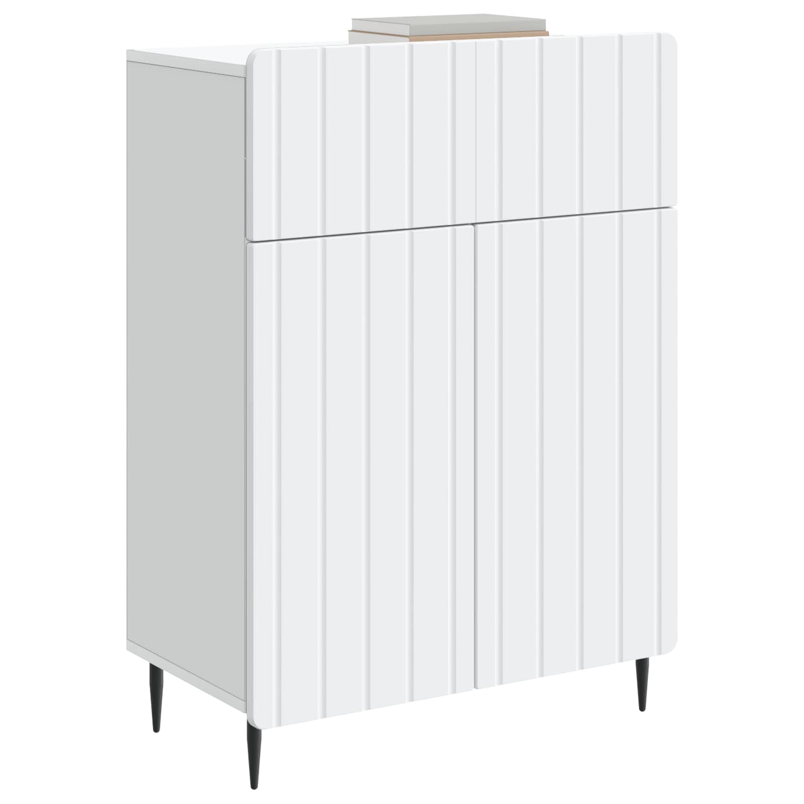 Dressoir met lade Wit 66 x 34,5 x 92 cm Bewerkt hout