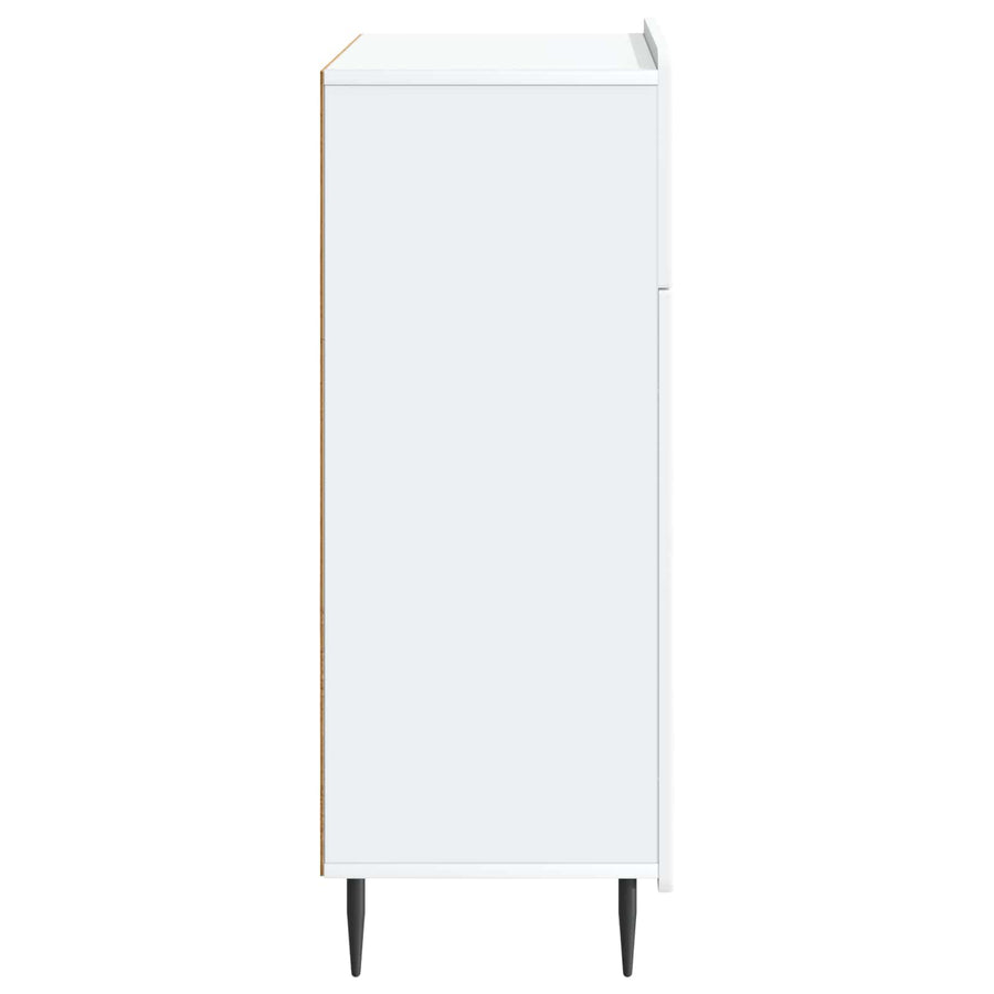 Dressoir met lade Wit 66 x 34,5 x 92 cm Bewerkt hout