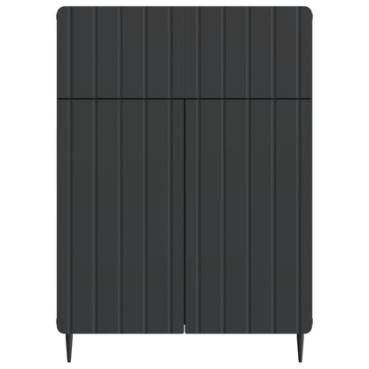 Dressoir met lade Zwart 66 x 34,5 x 92 cm Bewerkt hout