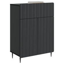 Dressoir met lade Zwart 66 x 34,5 x 92 cm Bewerkt hout