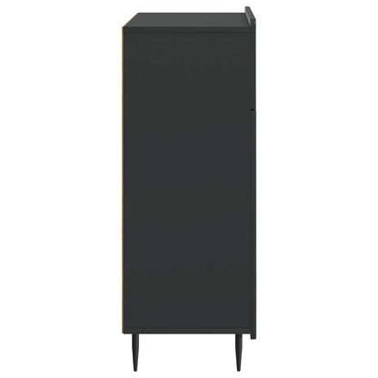 Dressoir met lade Zwart 66 x 34,5 x 92 cm Bewerkt hout