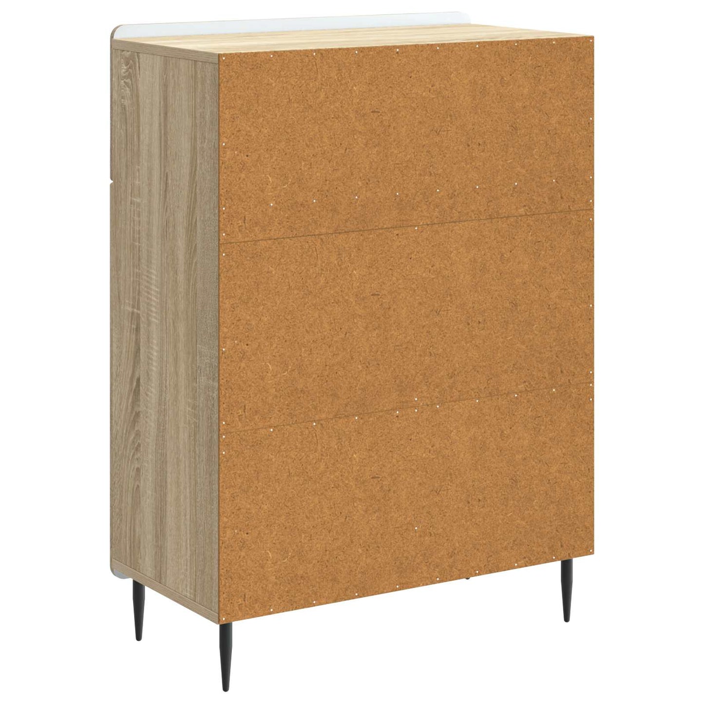 Dressoir met lade Sonoma Eiken 66 x 34,5 x 92 cm Bewerkt hout