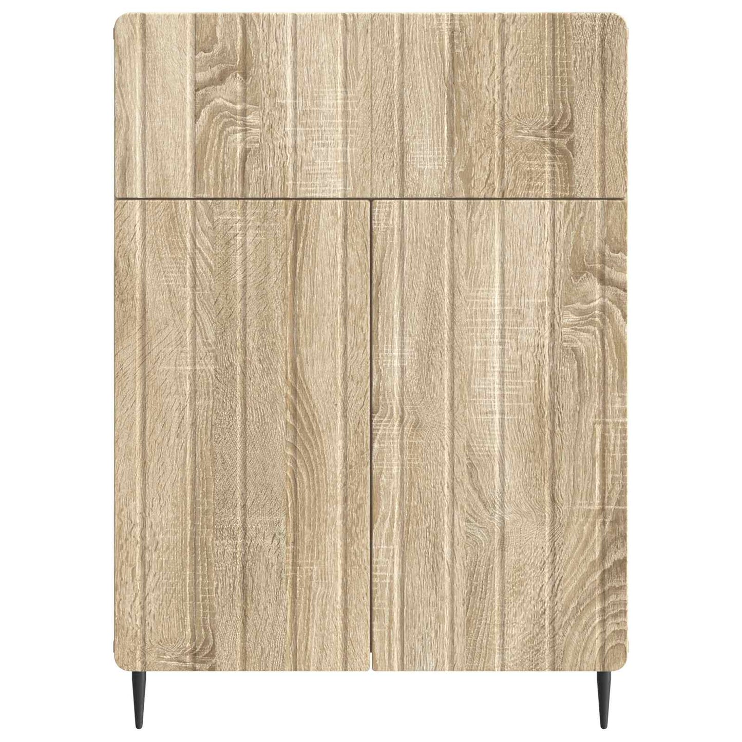 Dressoir met lade Sonoma Eiken 66 x 34,5 x 92 cm Bewerkt hout