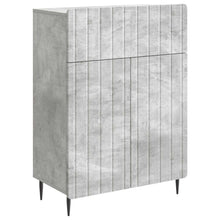 Dressoir met lade Betongrijs 66 x 34,5 x 92 cm Bewerkt hout