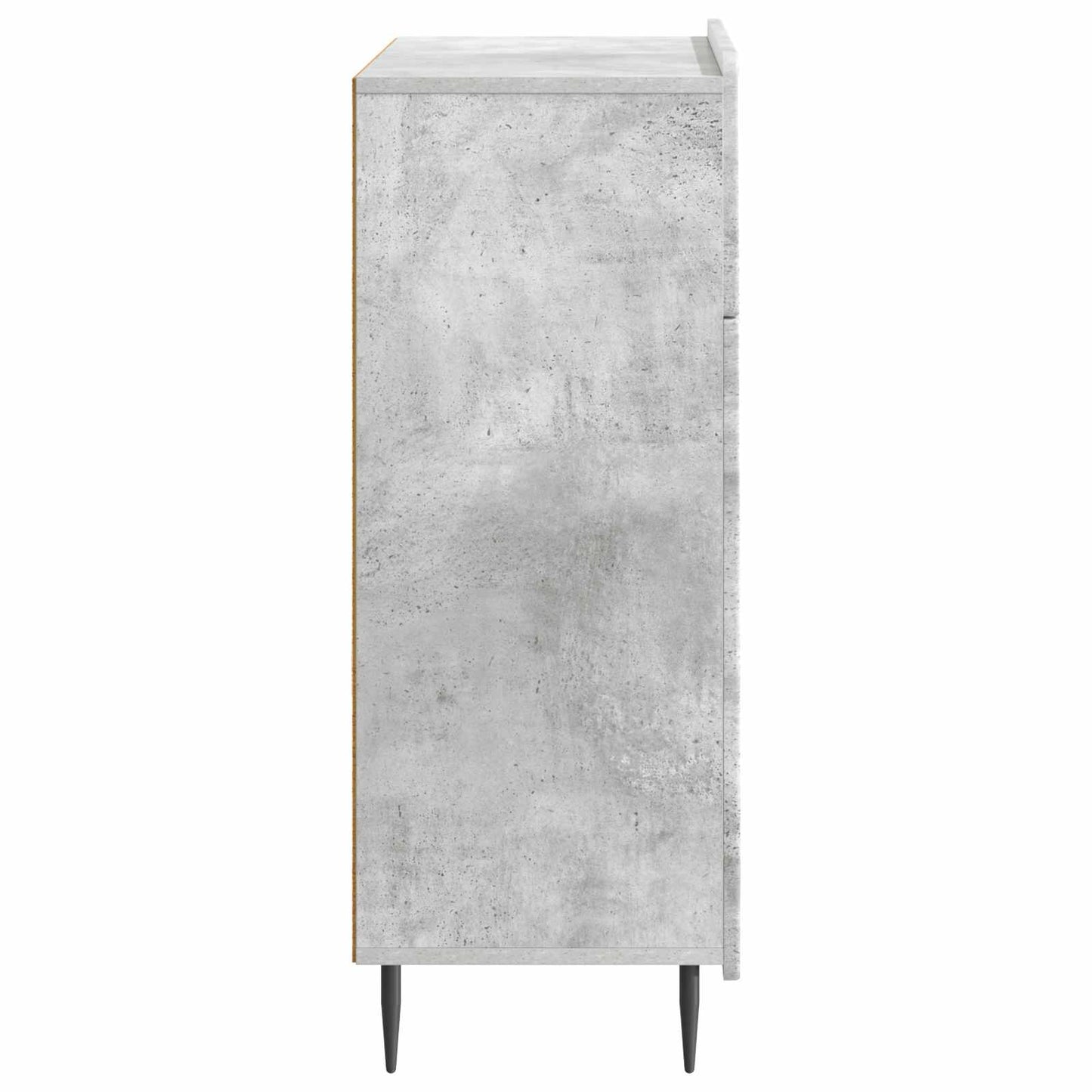 Dressoir met lade Betongrijs 66 x 34,5 x 92 cm Bewerkt hout