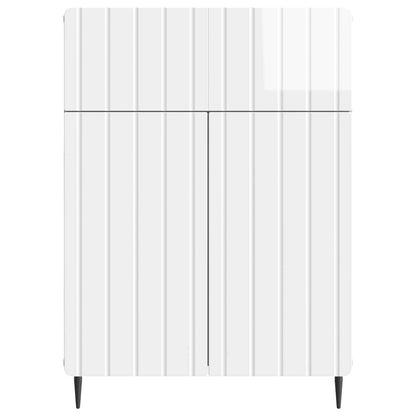 Dressoir met lade Hoogglans Wit 66 x 34,5 x 92 cm Bewerkt hout