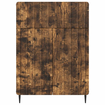 Dressoir met lade Gerookt eiken 66 x 34,5 x 92 cm Bewerkt hout