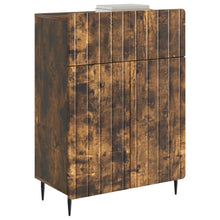 Dressoir met lade Gerookt eiken 66 x 34,5 x 92 cm Bewerkt hout