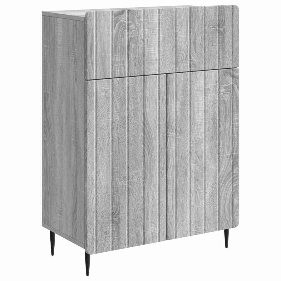 Dressoir met lade Grijs sonoma 66 x 34,5 x 92 cm Bewerkt hout