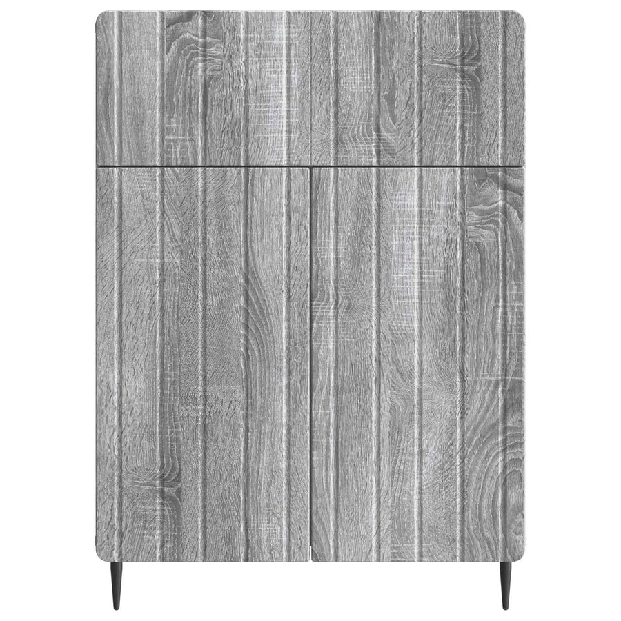 Dressoir met lade Grijs sonoma 66 x 34,5 x 92 cm Bewerkt hout