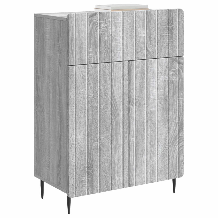 Dressoir met lade Grijs sonoma 66 x 34,5 x 92 cm Bewerkt hout