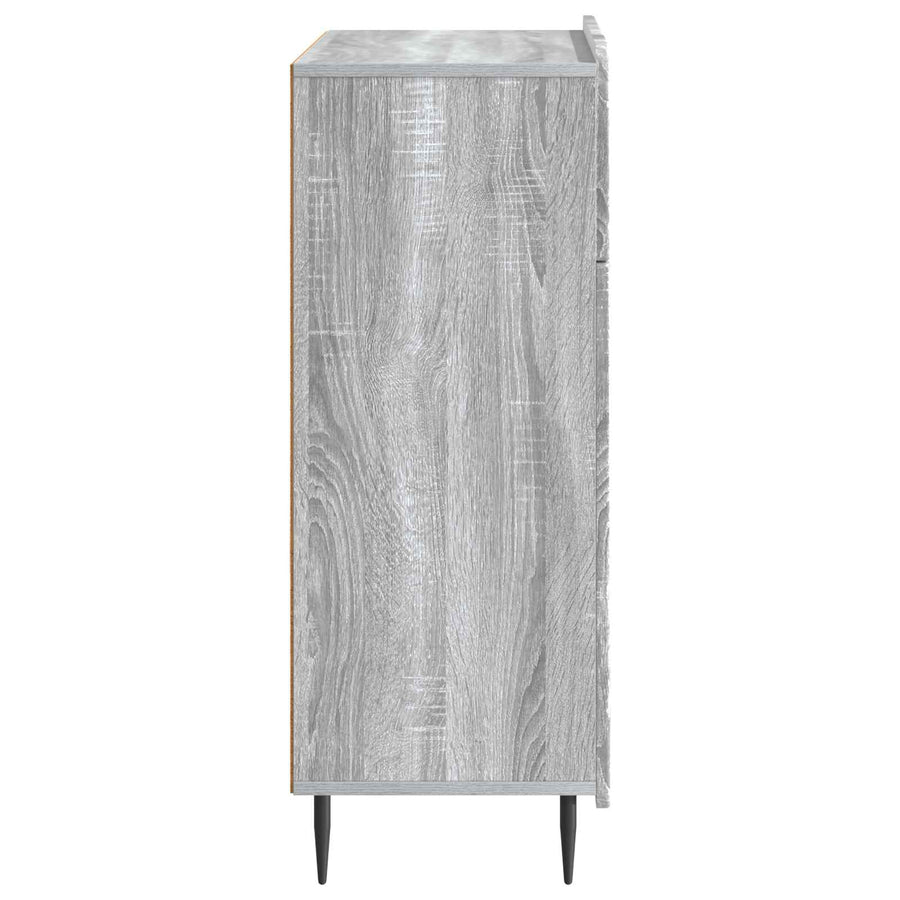 Dressoir met lade Grijs sonoma 66 x 34,5 x 92 cm Bewerkt hout
