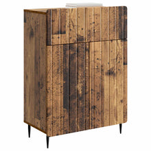 Dressoir met lade Oud hout 66 x 34,5 x 92 cm Bewerkt hout