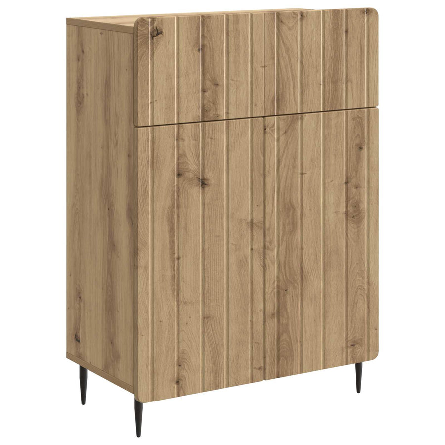 Dressoir Artisanaal eiken 66 x 34,5 x 92 cm Bewerkt hout