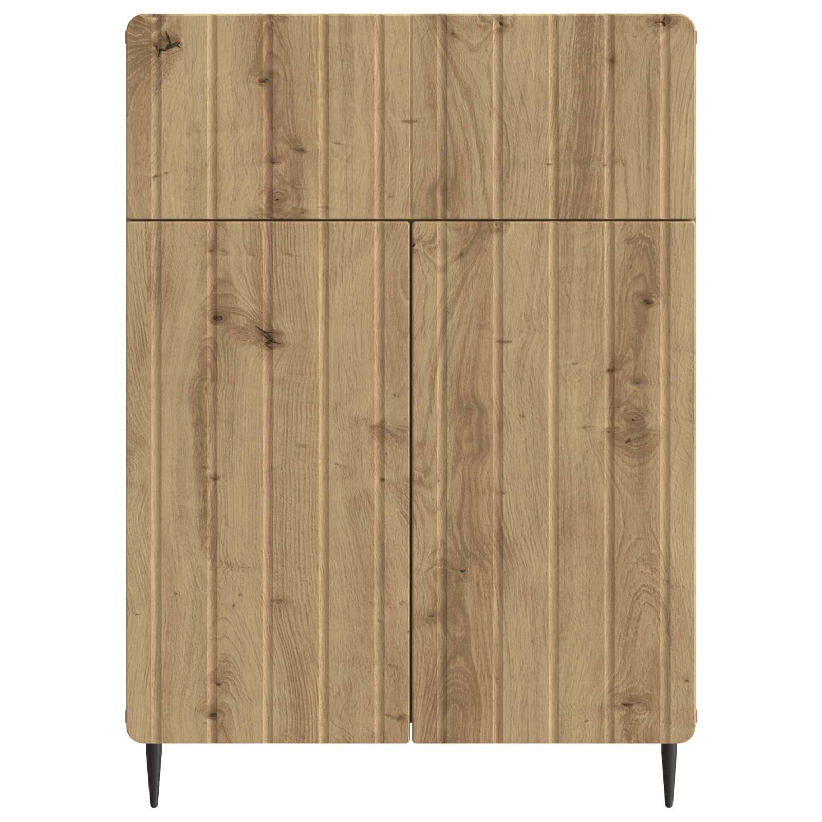 Dressoir Artisanaal eiken 66 x 34,5 x 92 cm Bewerkt hout