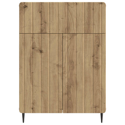 Dressoir Artisanaal eiken 66 x 34,5 x 92 cm Bewerkt hout