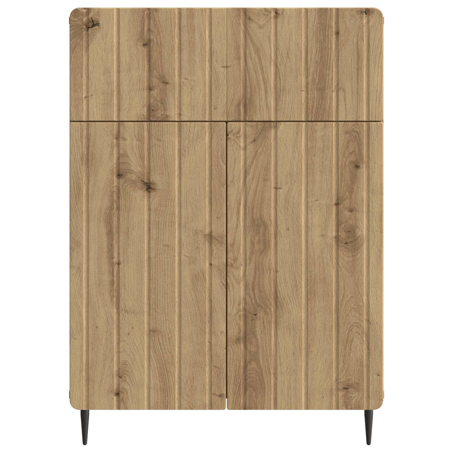 Dressoir Artisanaal eiken 66 x 34,5 x 92 cm Bewerkt hout
