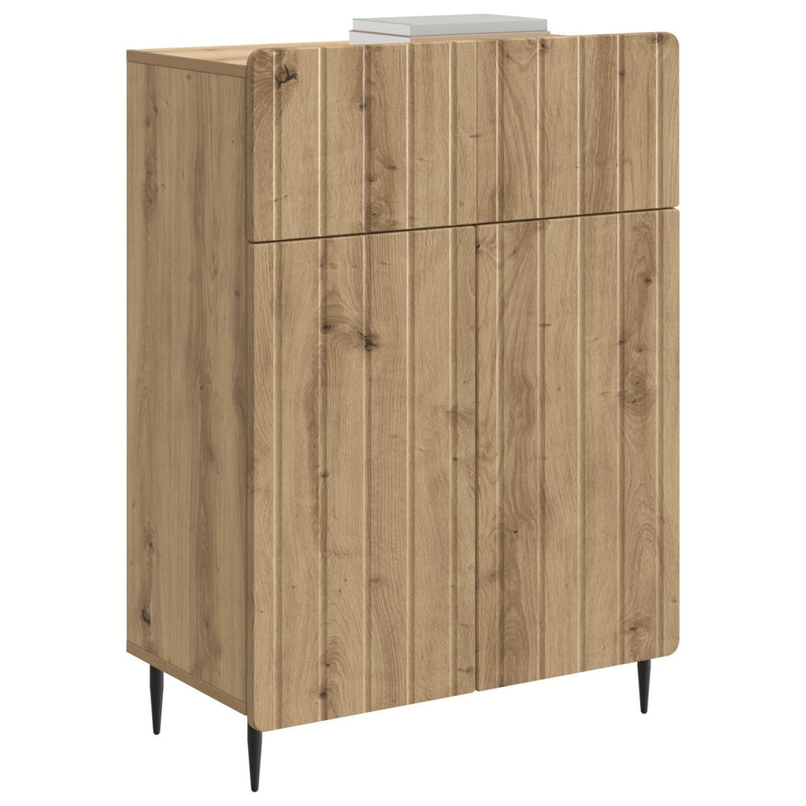 Dressoir Artisanaal eiken 66 x 34,5 x 92 cm Bewerkt hout