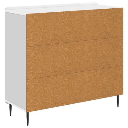 Dressoir Wit 89 x 34,5 x 82 cm Bewerkt hout