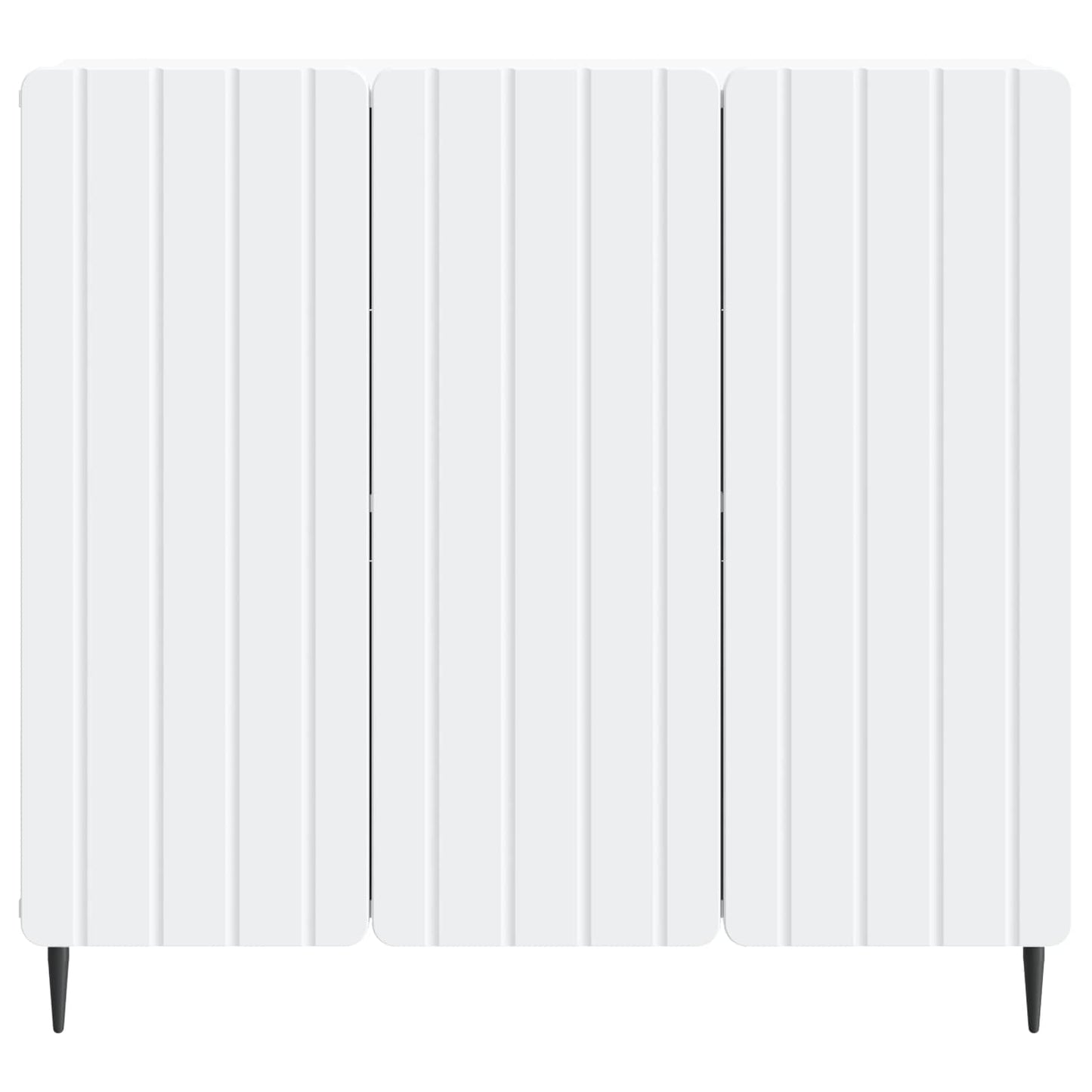 Dressoir Wit 89 x 34,5 x 82 cm Bewerkt hout