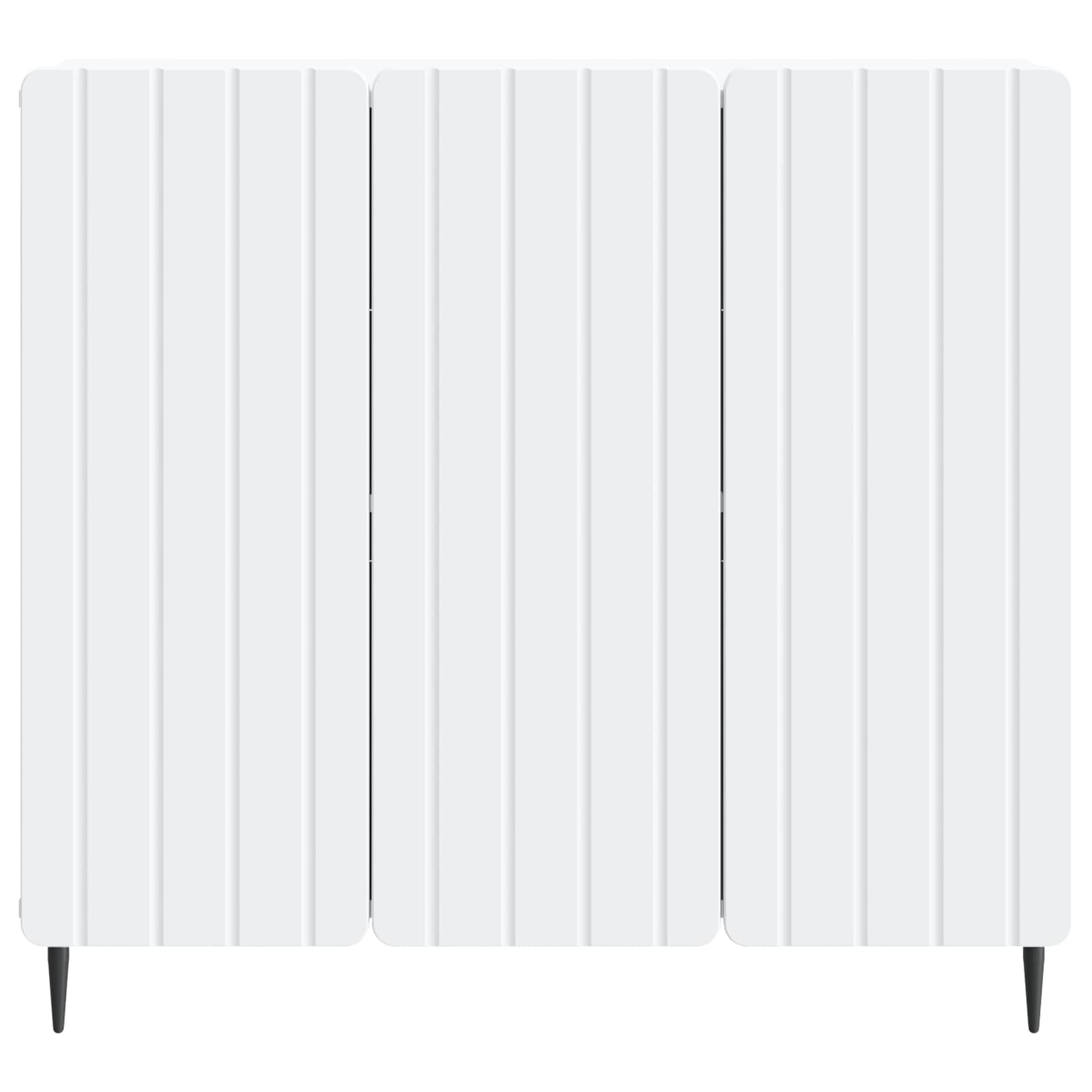 Dressoir Wit 89 x 34,5 x 82 cm Bewerkt hout