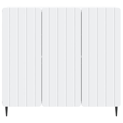 Dressoir Wit 89 x 34,5 x 82 cm Bewerkt hout