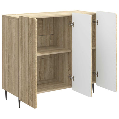 Dressoir Sonoma Eiken 89 x 34,5 x 82 cm Bewerkt hout