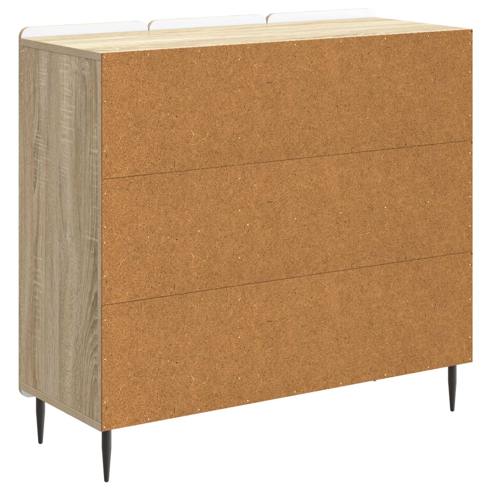 Dressoir Sonoma Eiken 89 x 34,5 x 82 cm Bewerkt hout