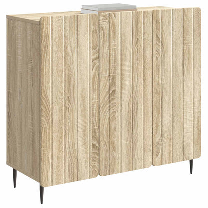 Dressoir Sonoma Eiken 89 x 34,5 x 82 cm Bewerkt hout