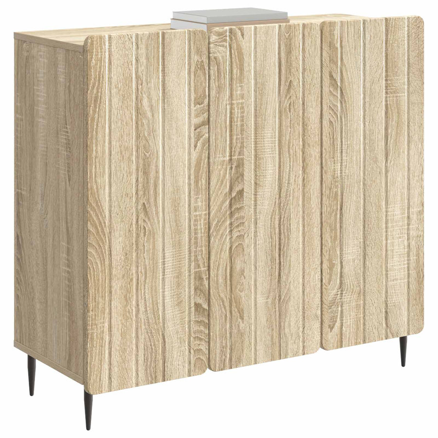 Dressoir Sonoma Eiken 89 x 34,5 x 82 cm Bewerkt hout