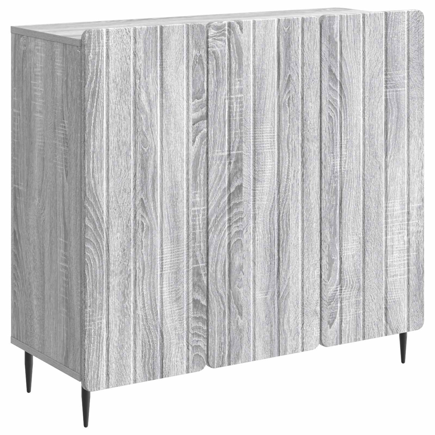 Dressoir Grijs sonoma 89 x 34,5 x 82 cm Bewerkt hout