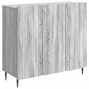 Dressoir 89x34,5x82 cm grijs sonoma bewerkt hout