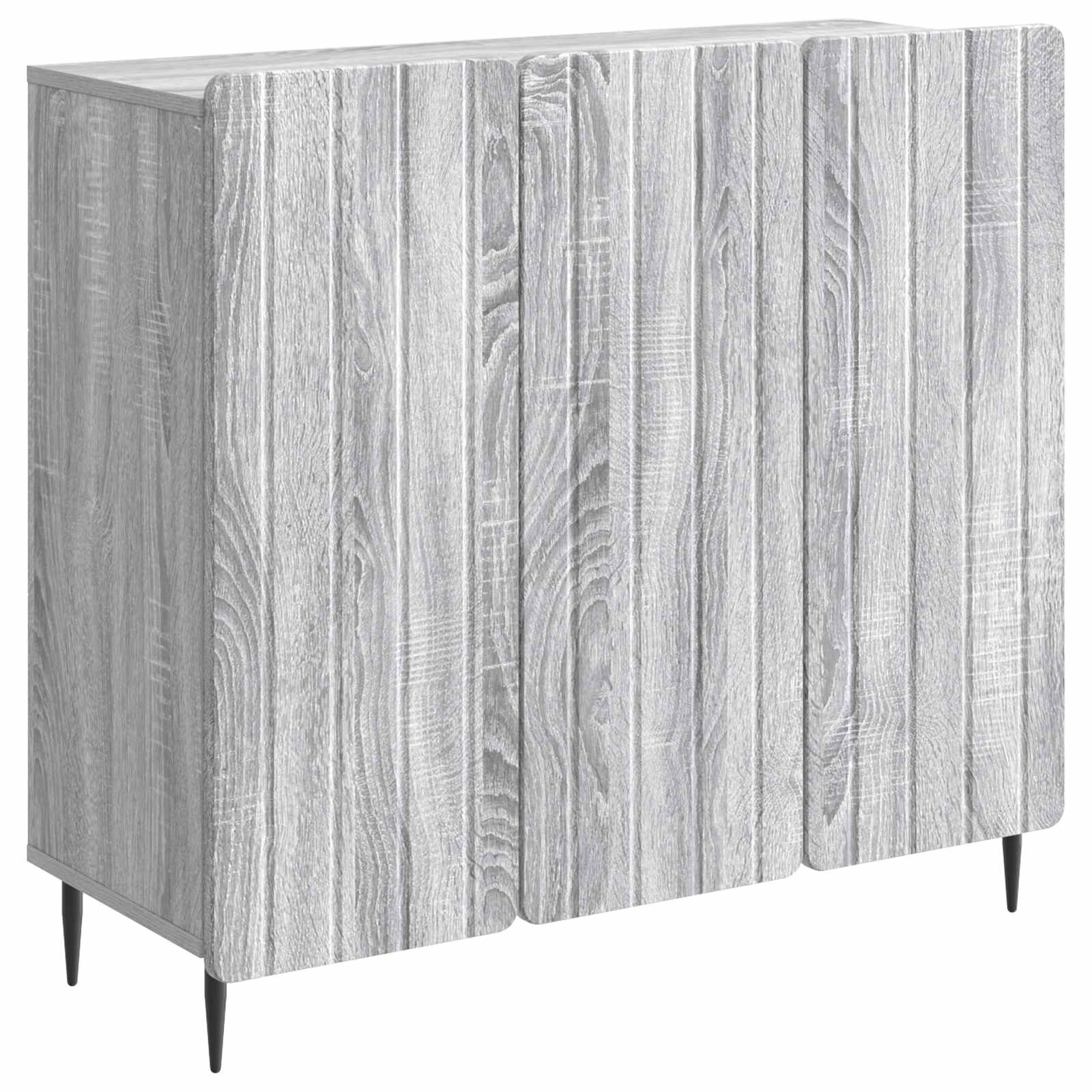 Dressoir Grijs sonoma 89 x 34,5 x 82 cm Bewerkt hout