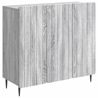 Dressoir Grijs sonoma 89 x 34,5 x 82 cm Bewerkt hout