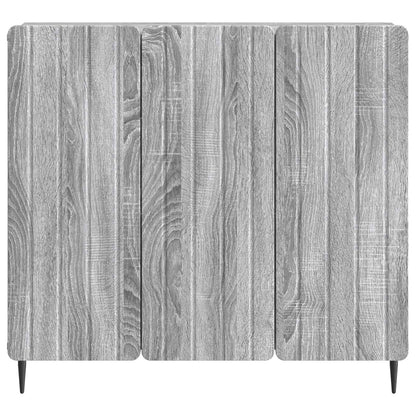 Dressoir Grijs sonoma 89 x 34,5 x 82 cm Bewerkt hout