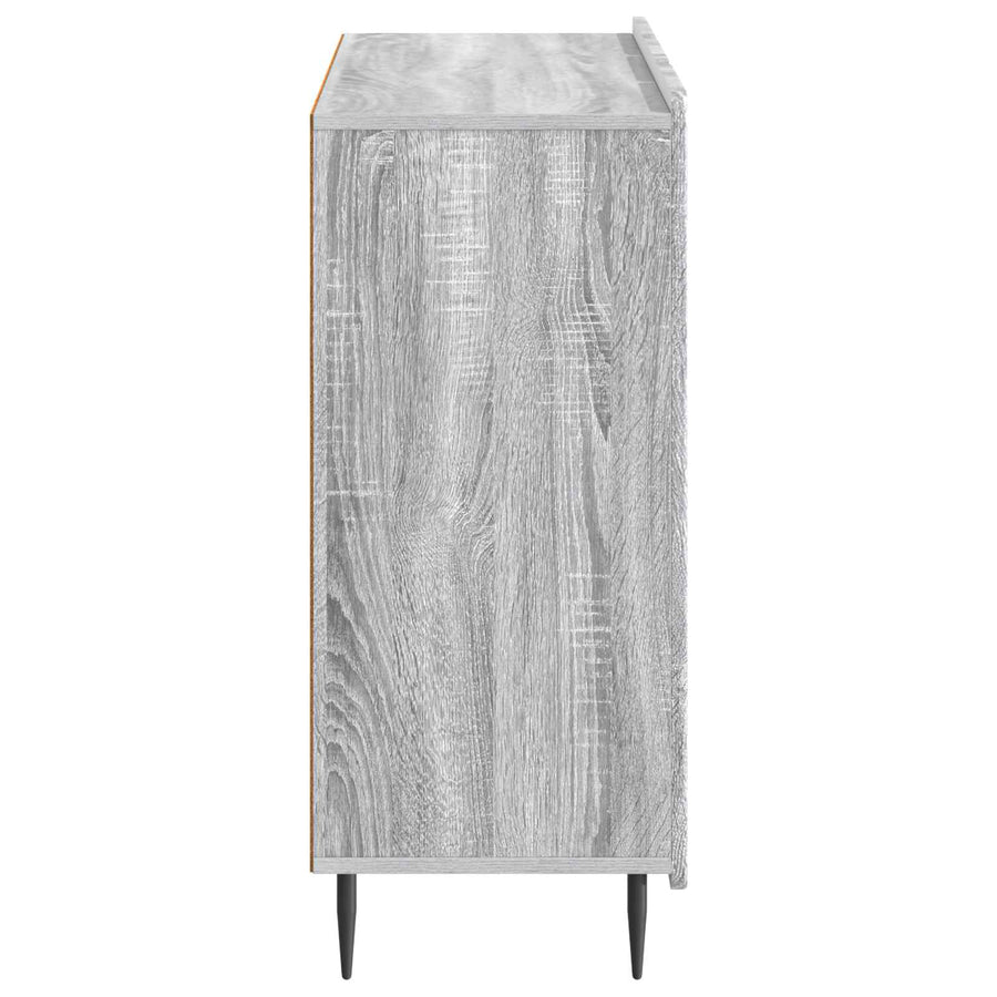 Dressoir Grijs sonoma 89 x 34,5 x 82 cm Bewerkt hout