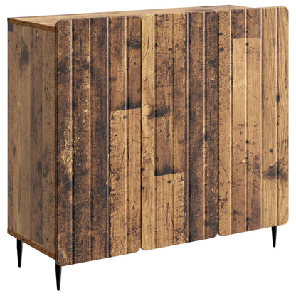 Dressoir Oud hout 89 x 34,5 x 82 cm Bewerkt hout