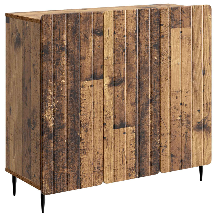 Dressoir Oud hout 89 x 34,5 x 82 cm Bewerkt hout