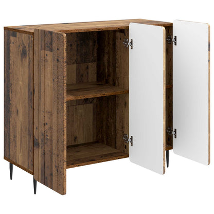 Dressoir Oud hout 89 x 34,5 x 82 cm Bewerkt hout