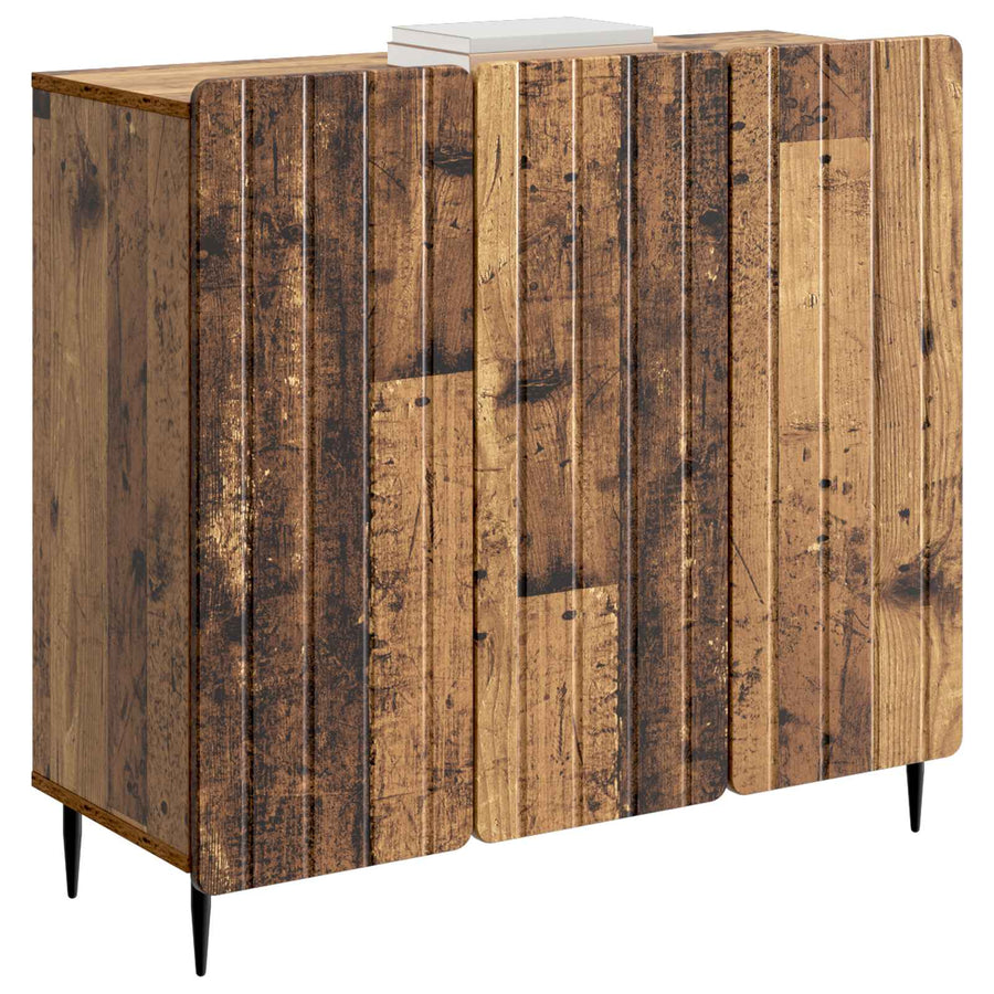Dressoir Oud hout 89 x 34,5 x 82 cm Bewerkt hout