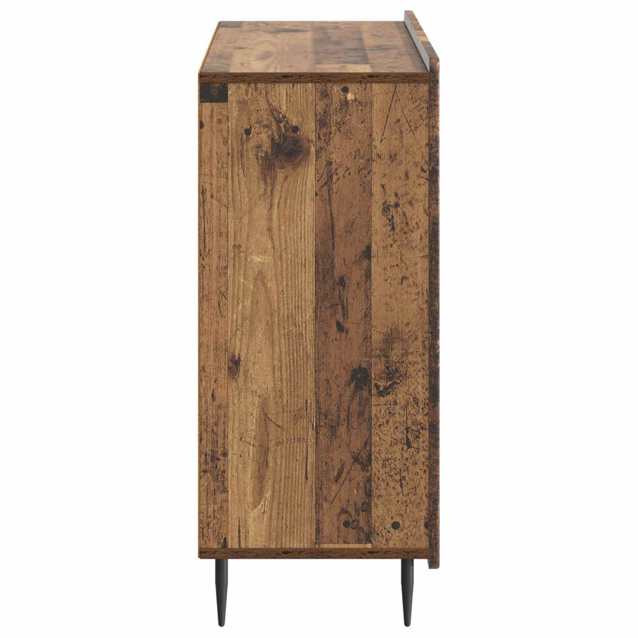 Dressoir Oud hout 89 x 34,5 x 82 cm Bewerkt hout