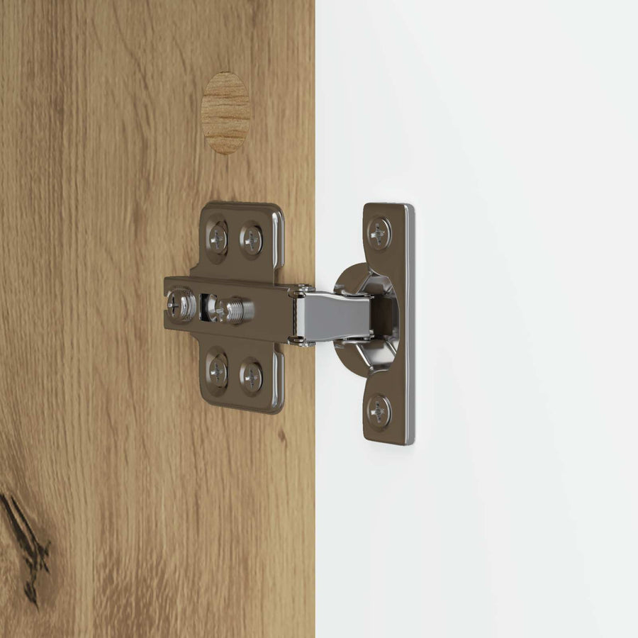 Dressoir Artisanaal eiken 89 x 34,5 x 82 cm Bewerkt hout