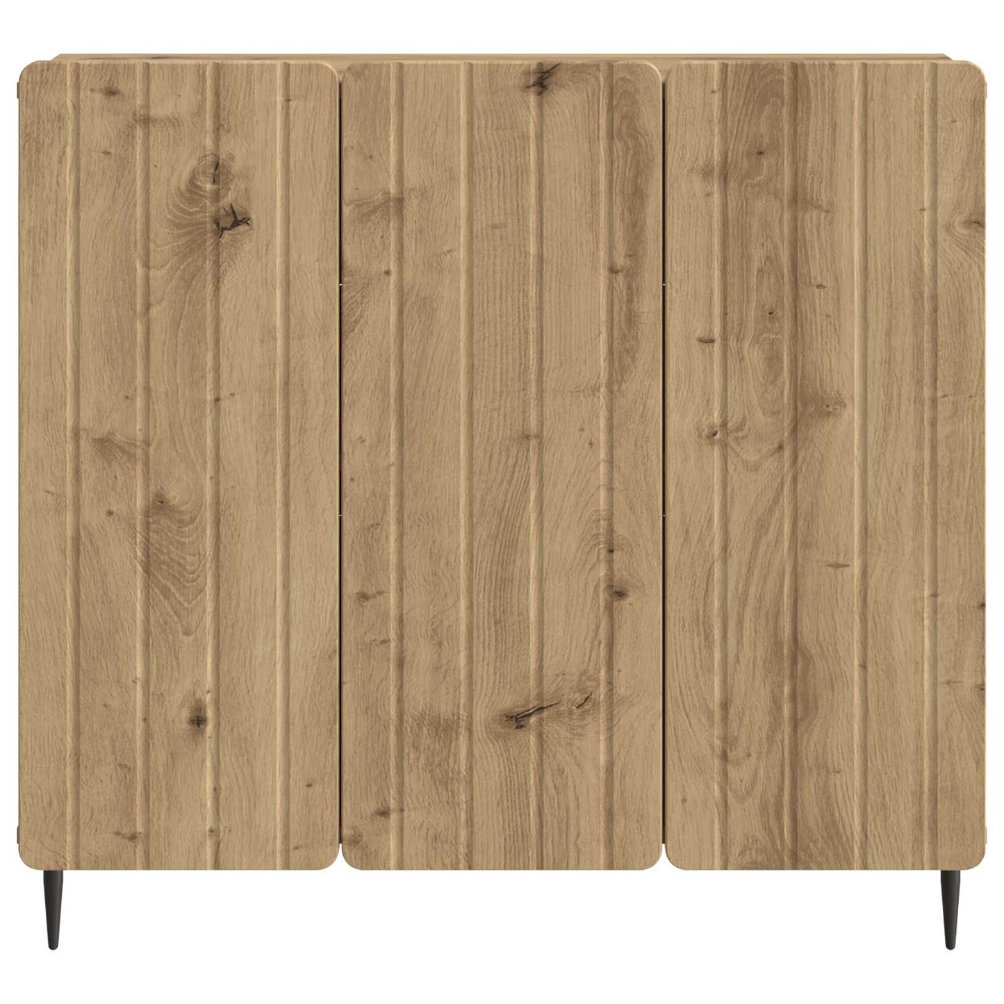 Dressoir Artisanaal eiken 89 x 34,5 x 82 cm Bewerkt hout